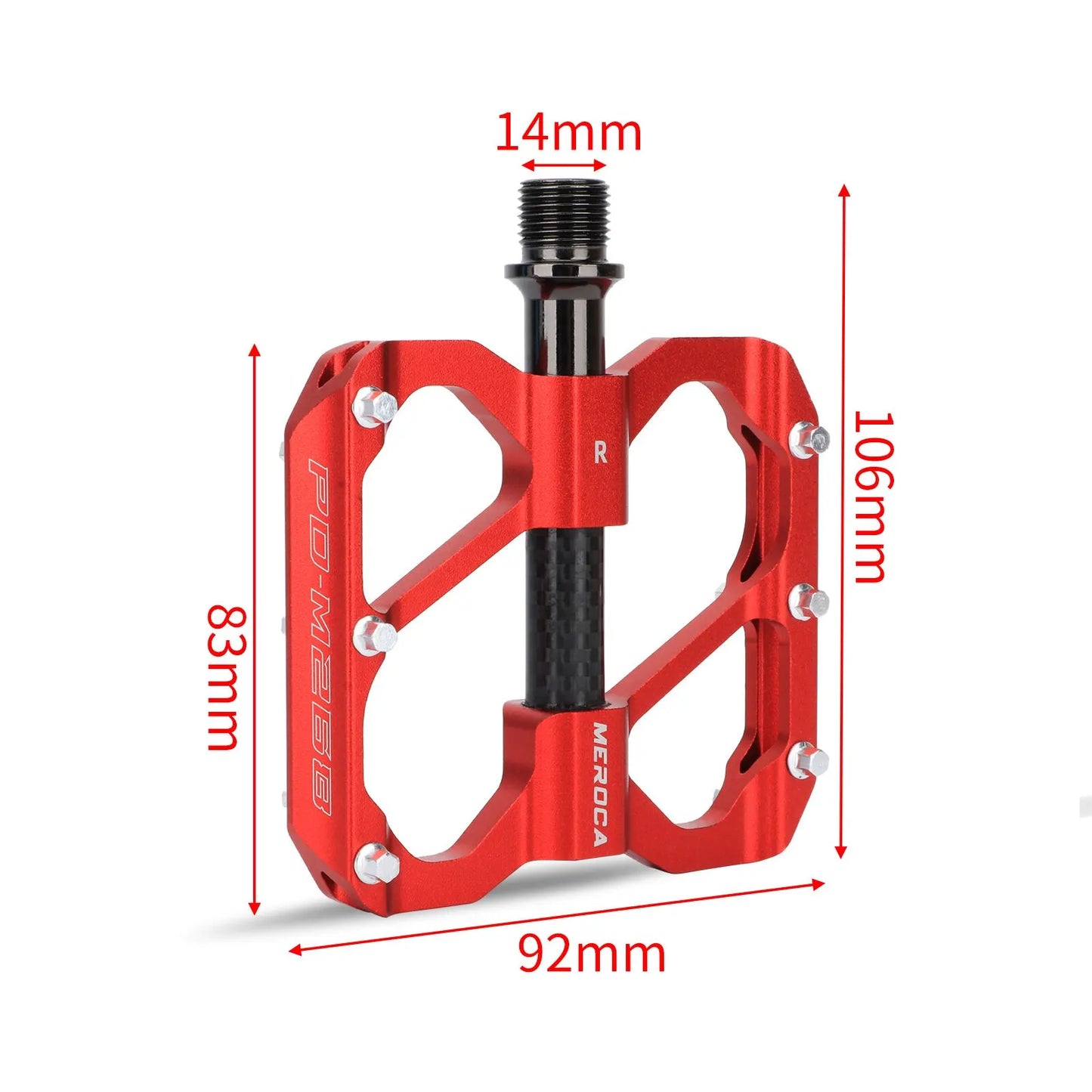 Bicycle Pedal 3 Bearing Non-Slip Mtb Pedals Sealed Three Bearing Aluminum Alloy Mountain Bike Pedal Cycling Accessories