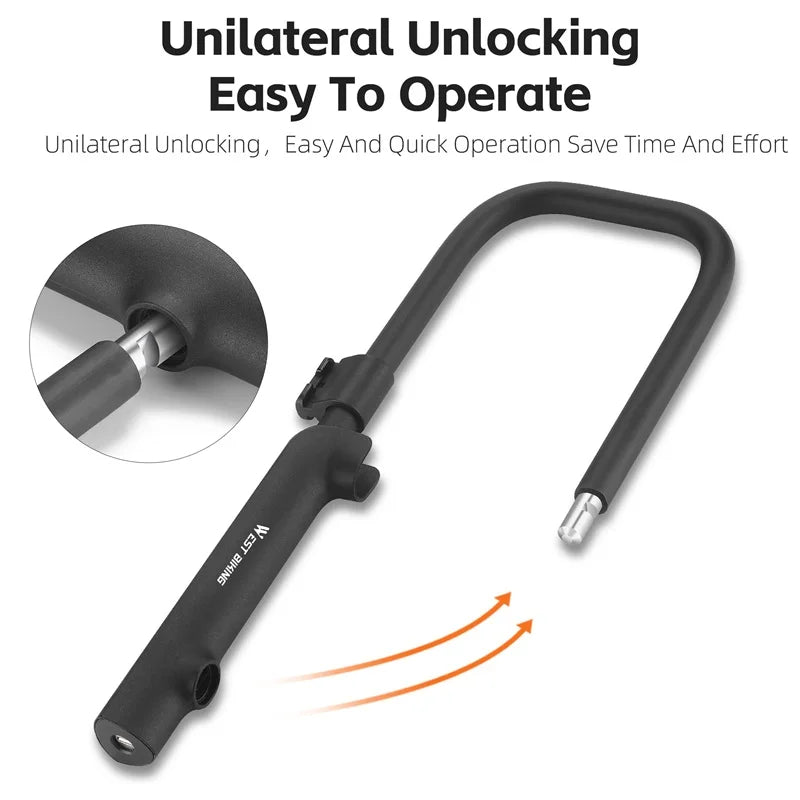 Bicycle U-Lock Portable Anti-theft Safety Lock MTB Road Bike Padlock Motorcycle Scooter Bike Lock Cycling Accessories