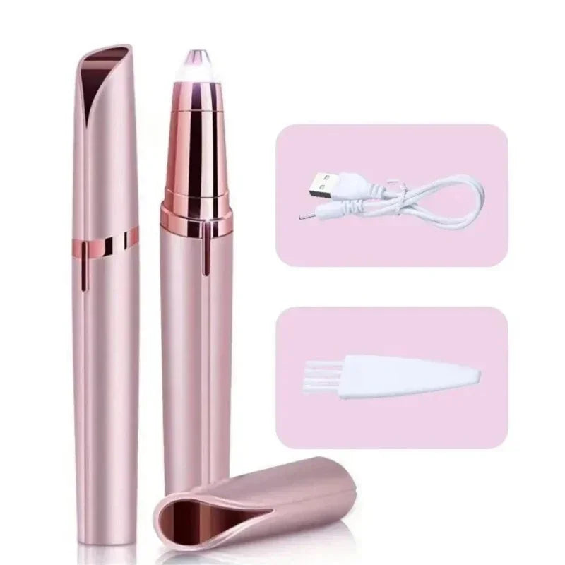 NEW Electric Face Eyebrow Trimmer Eye Brow Shaper 6 Colors  Pencil Hair Remover For Women Make-Up Painless Automatic Eyebrow Shavers Depilator