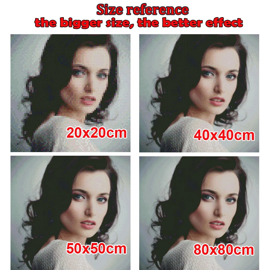 Abstract Sparkling Woman Diamond Painting New Diy Jewelry Cross Stitch Full Diamond Mosaic Art Portrait Home Decoration