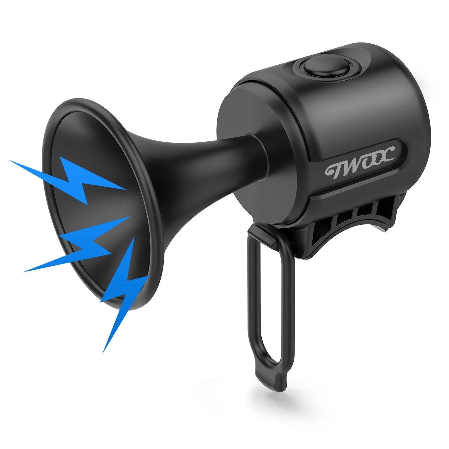 Bicycle Electronic Horn Loud Warning Sound CR2032 Battery 120dB IPX4 Waterproof Suitable for Road and Mountain Bike