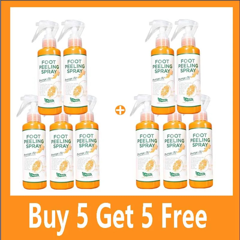 Buy 5 Get 5 Free 110ML Foot Cuticle Remove Dead Foot Exfoliator Softener Remove Dead Skin and Calluses Foot Mask Pedicure Nail Enhancer Women Men Skin Care Supplies