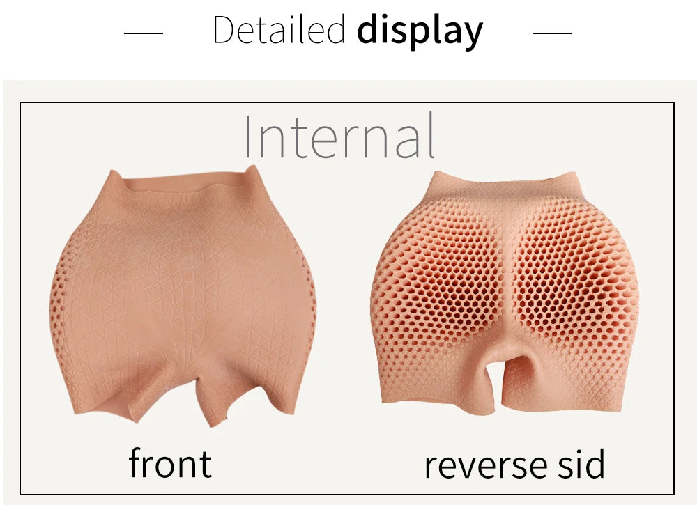 S - L Size 5 Point Pants Silicone Buttock Thick Hips Fake Buttocks Panties Enlarger Enhancement Butt Pants Silicone Buttock Cosplay Drag Queen Women Men Underwear