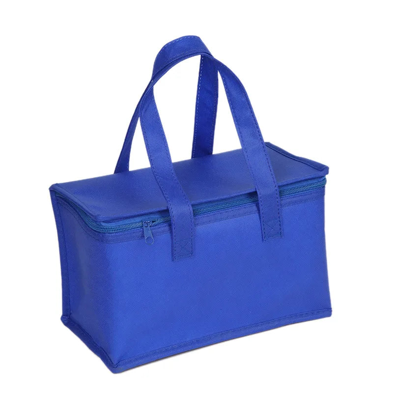 NEW 4 Colors Portable Lunch Cooler  Beer Delivery Bag Folding Insulation Picnic Ice Pack Food Tote Thermal Bag Drink Carrier Insulated Bags Outdoor Travel BBQ Picnic Accessories Camping Supplies