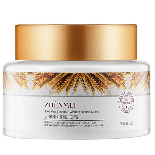 NEW Original Korean Rice Ceramide Moisturizing Cream Hydrating Targets Dryness, Brightening Lightweight Moisturizer Face Cream Women Beauty Salon Spa Products Female Skin Care Accessories Supplies