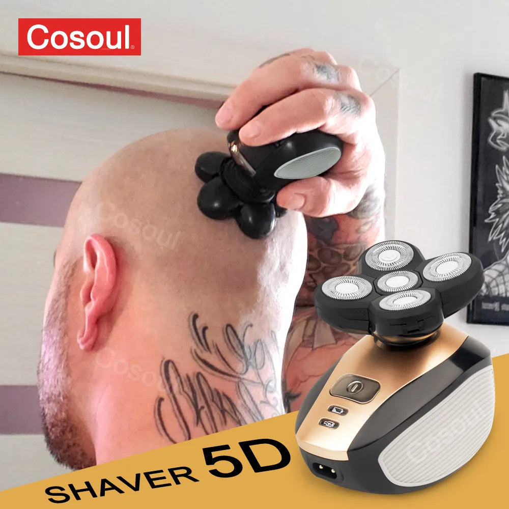 Shaver for Men Electric Shaver Men Rechargeable Bald Head Hair Shaver Electric Shaver Body Hair Trimmer Clipper Electric Razor