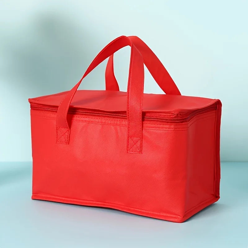 NEW 4 Colors Portable Lunch Cooler  Beer Delivery Bag Folding Insulation Picnic Ice Pack Food Tote Thermal Bag Drink Carrier Insulated Bags Outdoor Travel BBQ Picnic Accessories Camping Supplies