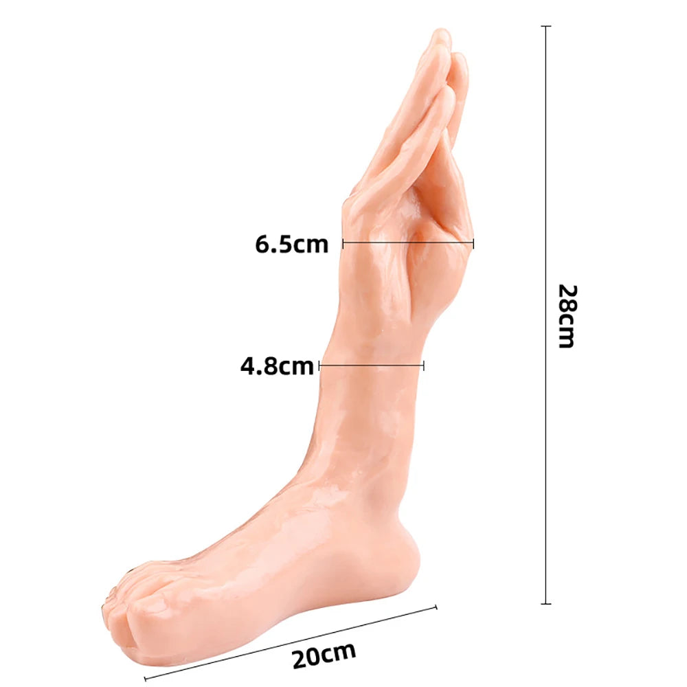 Hand and Foot Realistic Dildo for Anal Big Penis for Women Sex Toy Female Masturbator Sex Product  Adult Toy for Man Lesbian Gay