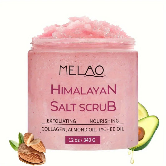NEW Arrivals  Himalayan Salt Scrub Face Foot & Body Exfoliator Infused with Collagen and Stem Cell Exfoliating Salt Body Scrub Women Ladies Skin Care Supplies