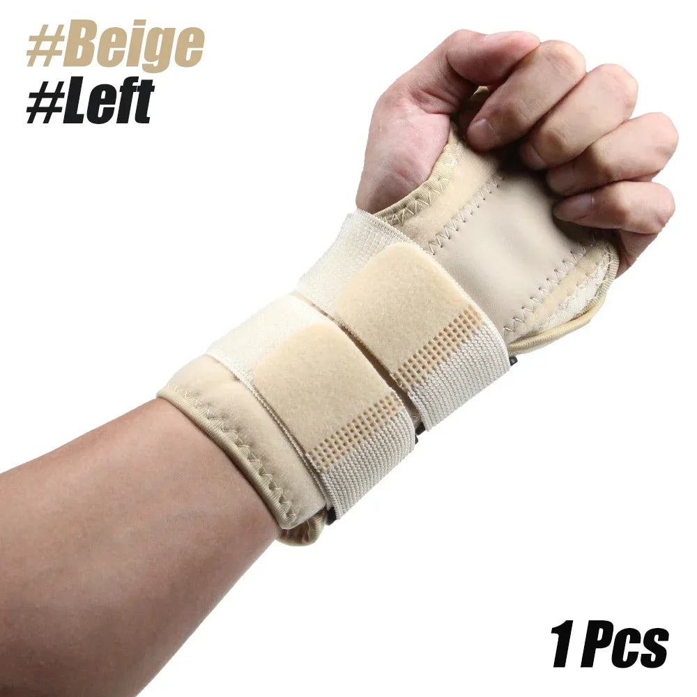 Carpel Tunnel Wrist Orthopedic Brace Splint Women Men Stabilizing Corrector Brace Hand Support Sprain Tendonitis Arthritis Wrist Brace Night Immobilizer Medical Orthopedic Accessories