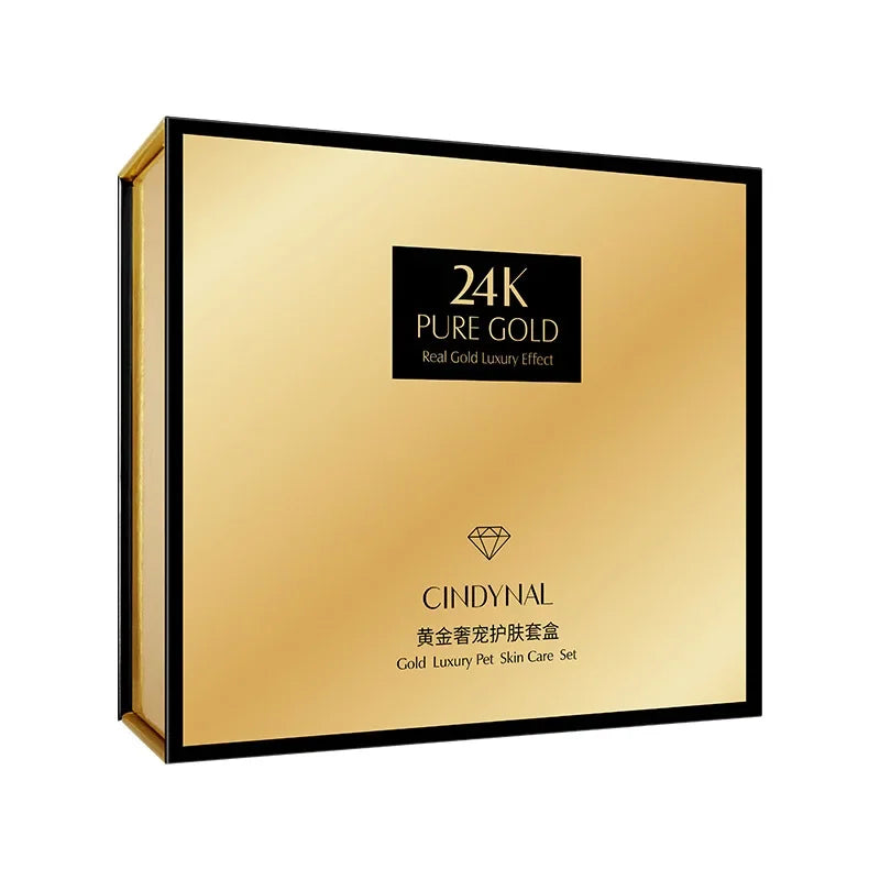 24K Gold Skin Care Sets Moisturizes Shrinks Pore Oil Control 24K Gold Toner Face Cream Emulsion Facial Essence Sets