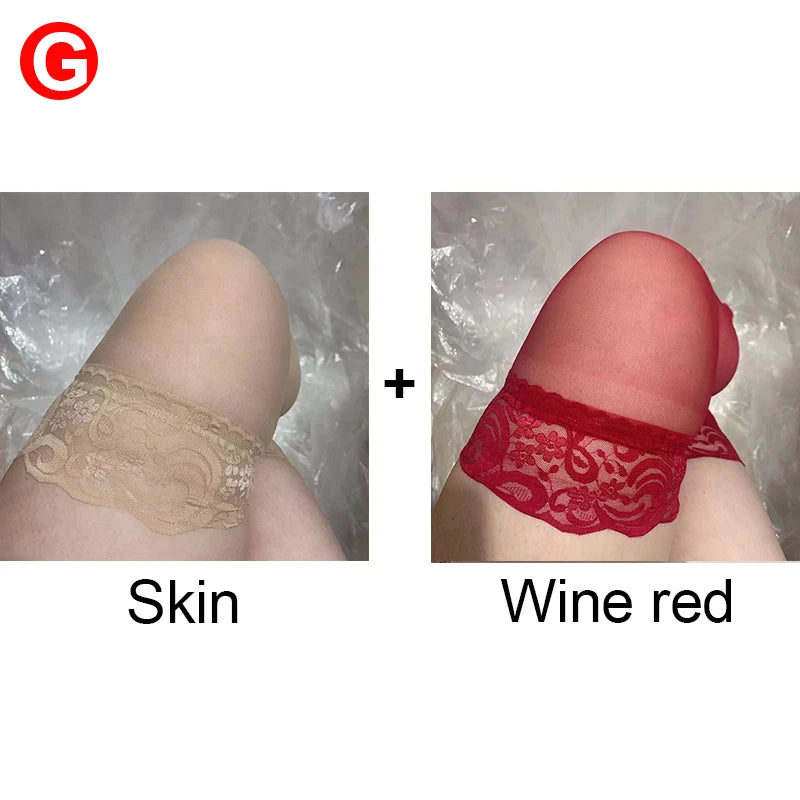 NEW Arrivals 2 Pairs Women Sexy Lace Stockings Plus Size High Elastic Thigh High Socks Transparent Over Knee Sock Temptation Pantyhose Tights Curvy Women Underwear Apparel Accessories Sets