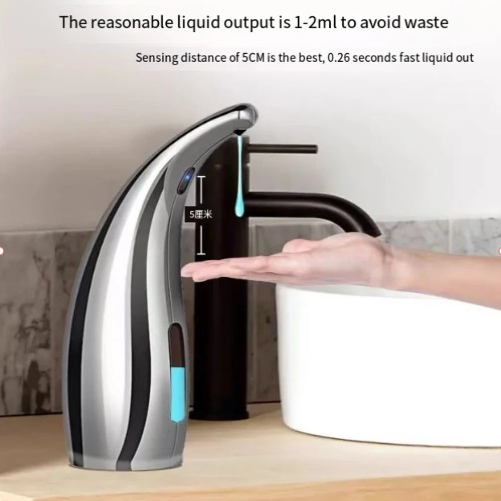 NEW Arrivals 4 Colors Soap + Fluids Dispenser 1PC Auto Motion Sensor Touchless Intelligent Hand Wash Dispenser 300ML Dishwashing Liquid Shampoo Tabletop Bathroom Kitchen Cleaning Supplies