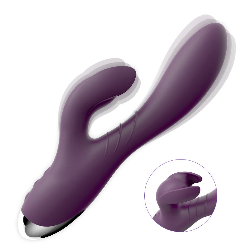 G Spot Dildo Rabbit Vibrator Dual Vibration Female Masturbator Vagina Clitoris Pussy Massager Sex Toys for Women Masturbation