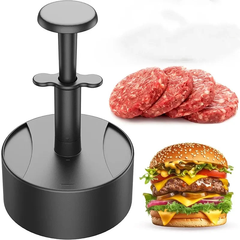 Hamburger Press Patty Maker, Stuffed Burger Mold for Beef & Veggie Patties, Perfect for BBQ & Homemade Burger Cooking Tools Kitchen Accessories