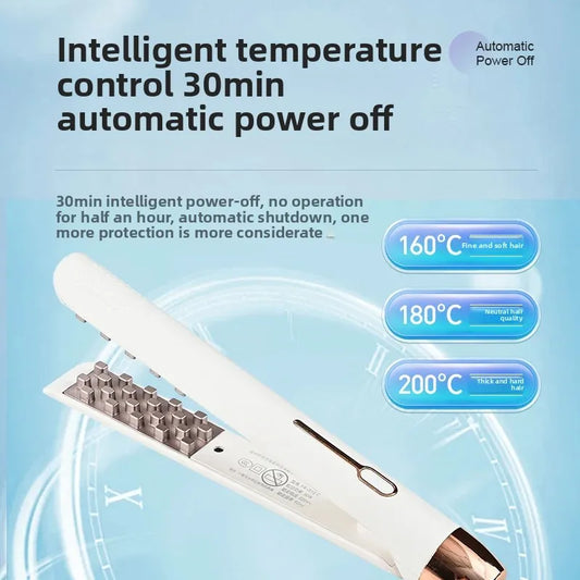 NEW Arrivals Black and White Color Mini Corn Hair Straightening Iron Negative Ion Hair Care Tool for Curling Hair Dormitory Use Beauty Salon Spa Accessories Hair Care Tools