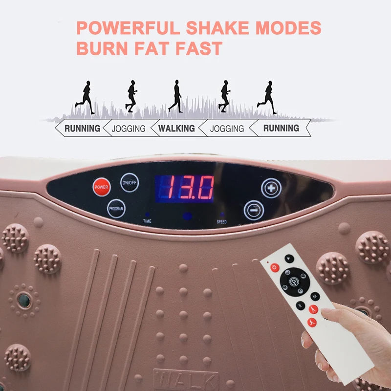 NEW Arrivals High Quality Vibration Plate Women Men Exercise Machine Whole Body Yoga Workout Vibration Fitness Platform Home Training Equipment for Weight Loss Toning