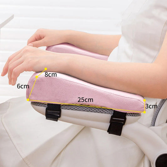 NEW Arrivals 1 Pair Memory Foam  Armrest Chair Cushion Chair Armrest Pads Chair Support Elbow Pillow Arm Rest for Office Elbow Relief Home Office Computer Gaming Elbow Arm Rest