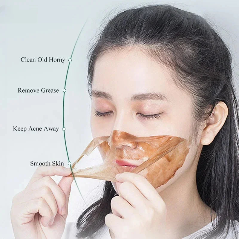 1/3/5/10 PCS Set Deep Cleansing Korean Mask Blackhead Remover Tear Pull Face Masks Moisturizing Oil Control Shrink Pore Improve Rough Skin Mud Mask