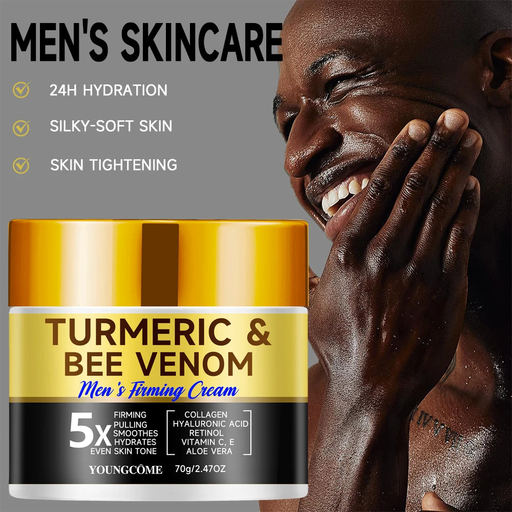 Men's Retinol Collagen Firming and Moisturizing Cream Moisturizing Cream Anti-Wrinkle Aging Firming Facial Face Men Skin Care Supplies Korean Products