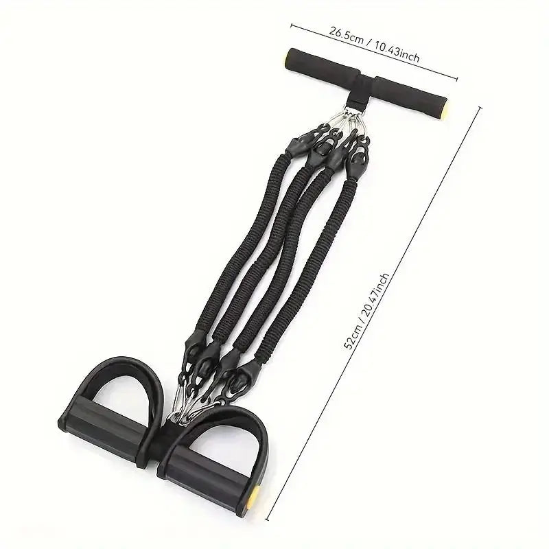 NEW Arrivals Pedal Tension Rope Puller Exercise At Home Multi-Functional Fitness Exercise Resistance Band Women Men Sports Gym Equipment Home Gym Accessories Sports Supplies