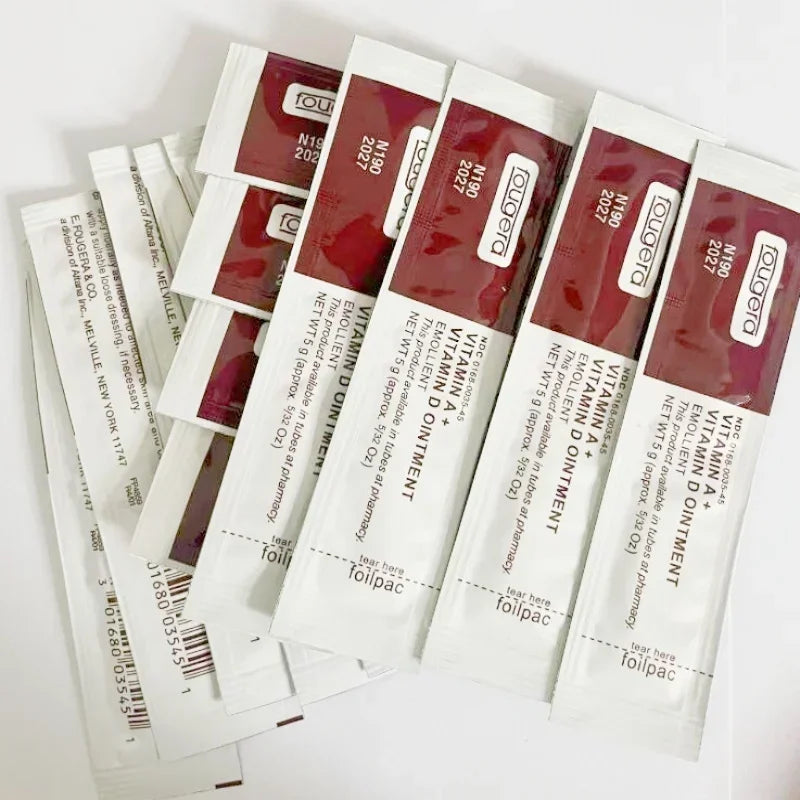 NEW 20 PCS Set Fougera Tattoo Vitamin A D Cream Repair Aftercare Ointment Anti-Scar Healing Gel Nourish Skin Eyebrow Make-Up Tools Women Men Skin Care Accessories Cosmetic Supplies