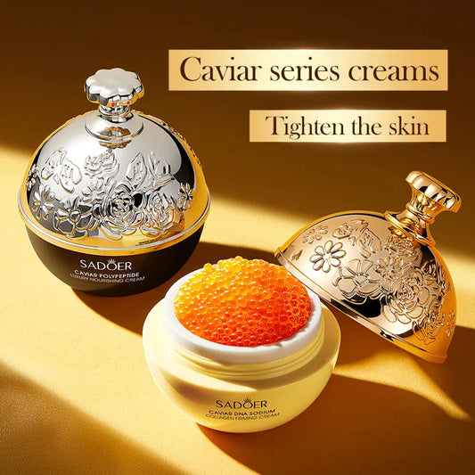 Instant Remove Wrinkle Korean Caviar/Pearl/DNA Sodium/Capsule Cream Retinol Face Anti-Aging Firming Lifting Fade Fine Lines Improve Skin Moisturize Brighten Women Skin Care Supplies Korean Cosmetic Products