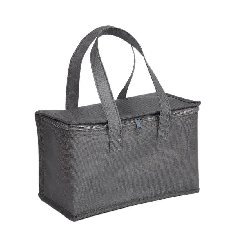 NEW 4 Colors Portable Lunch Cooler  Beer Delivery Bag Folding Insulation Picnic Ice Pack Food Tote Thermal Bag Drink Carrier Insulated Bags Outdoor Travel BBQ Picnic Accessories Camping Supplies