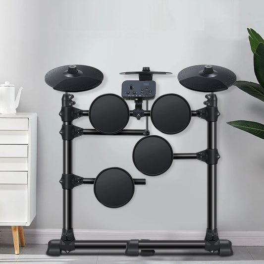 NEW Electronic Drum Set MT10 Convenient 5-Drum, 3-Cymbal All-Silicone Electronic Drum Kit 180 Tones USB, MIDI, Headphone Interface Music Instruments Accessories Supplies