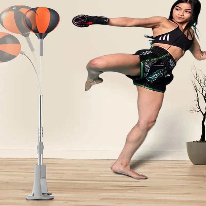 139 -160cm Home Gym Professional Punching Trainer for Cardiovascular Health Improved Endurances Coordination Development Home Use for Women Men Practice Training Accessories