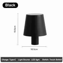 NEW Arrivals USB Rechargeable Wine Bottle LED Mood Lamp 2000mAh Touch Stepless Dimmer RGB 3 Color RGB White Cordless Pub Table Night Light