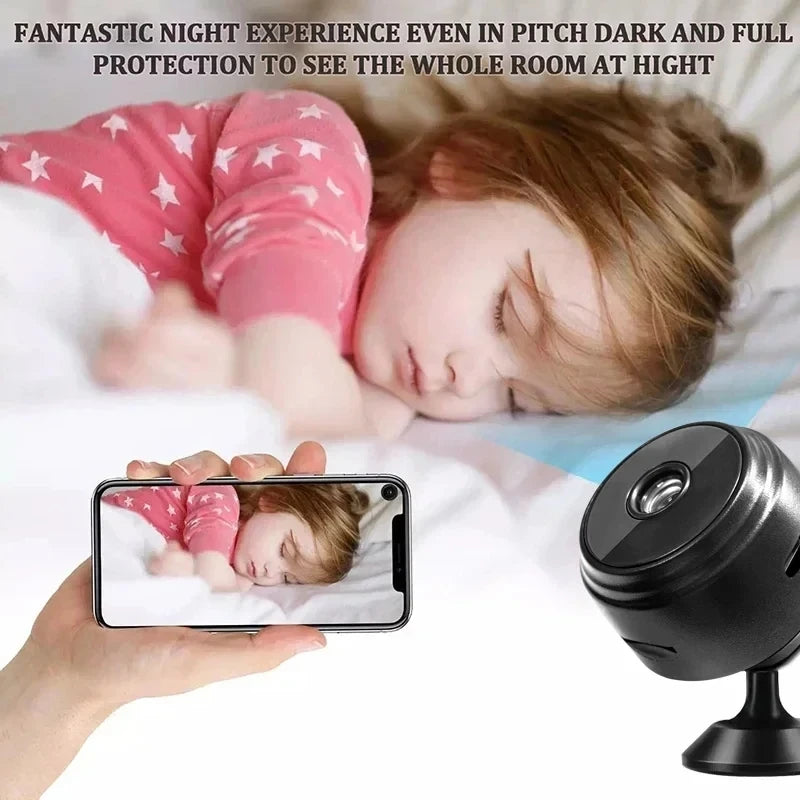 NEW Arrivals A9 Wi-Fi Mini Camera 1080P Security Monitoring Wireless Remote Night Vision Video Surveillance Smart Home Mini DV Cam HD Camera Home Security Supplies