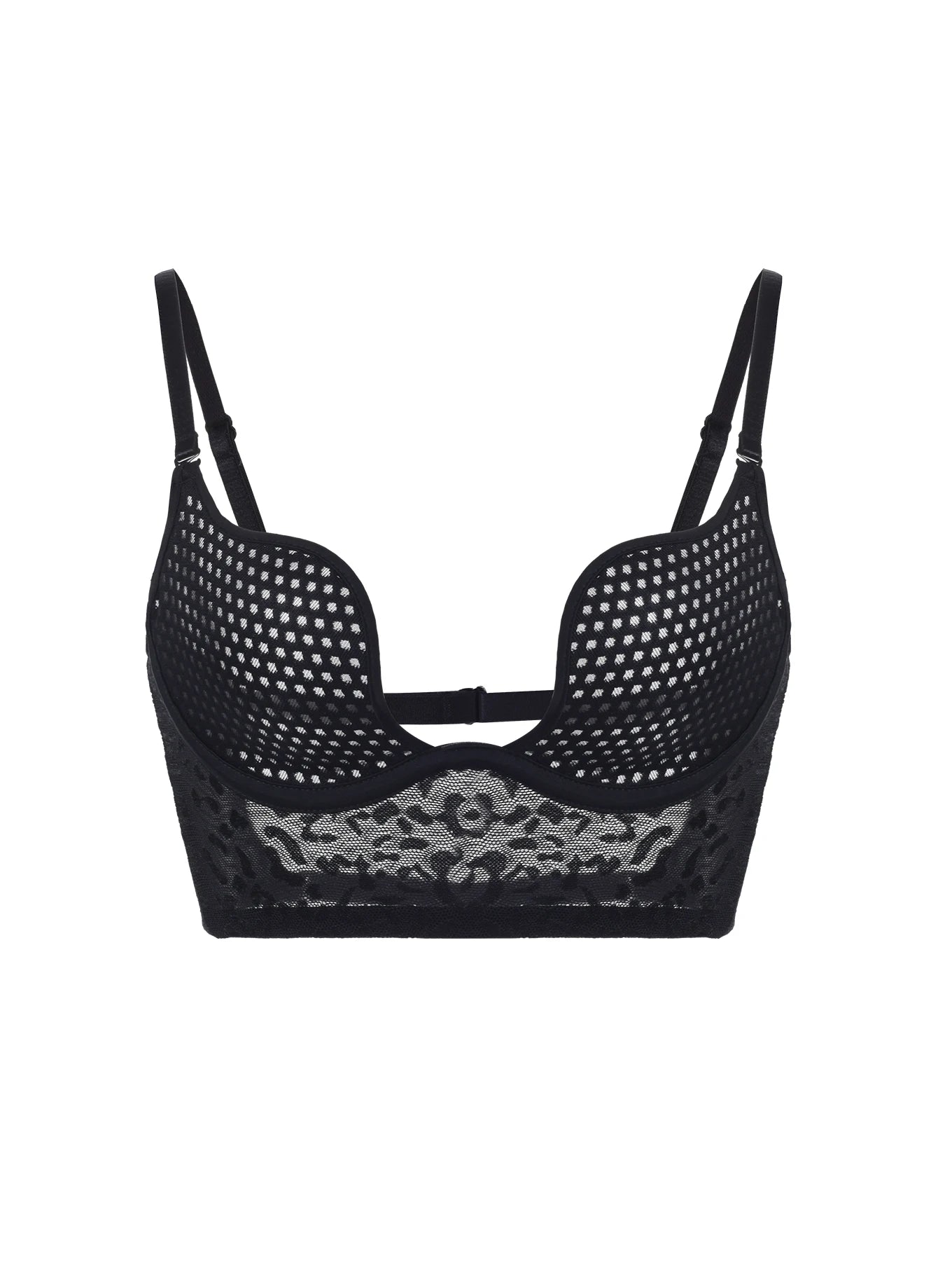 NEW 4 Colors Plus Size Stylish Mesh Breathable Soft-Steel Ring Women Bra Thin Design with Backless Multiple Wearing Styles Comfortable Lingerie Female Underwear
