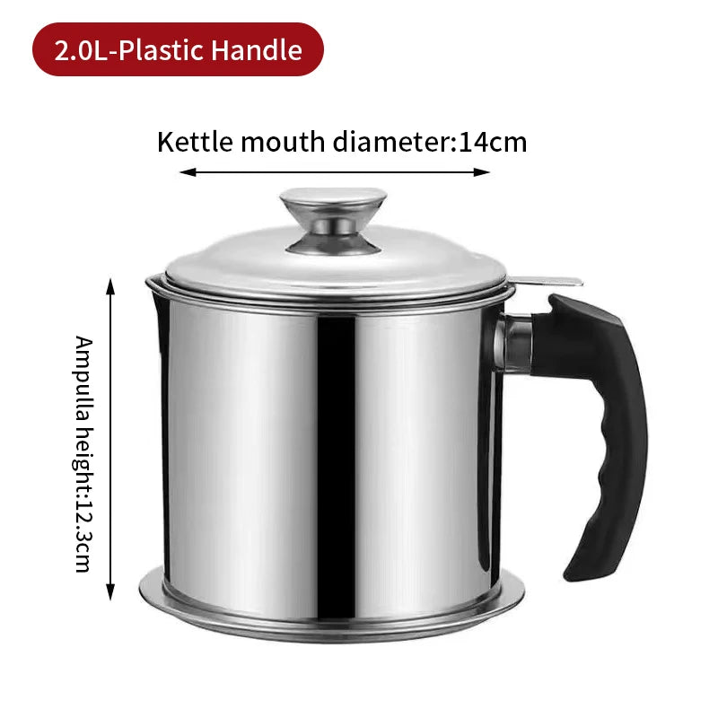 NEW Arrivals Mini Fryer Stainless Steel Deep Frying Pot Tempura French Fries Fryer Strainer Chicken Fried Pan Kitchen Cooking Tool Oil Filter Kitchen Accessories Home Supplies