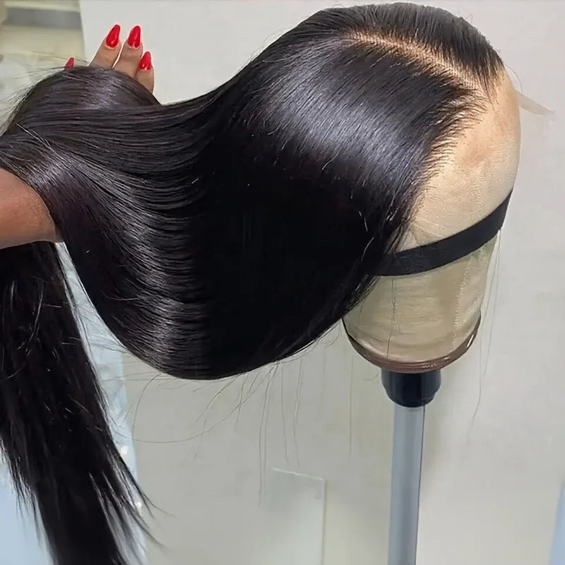 8-40inch 13x4 HD Lace Front Natural Human Hair Wig Brazilian Straight Lace Front Human Hair Wigs For Women Glue-Less Wigs On Clearance Sale Women Hair Care Supplies