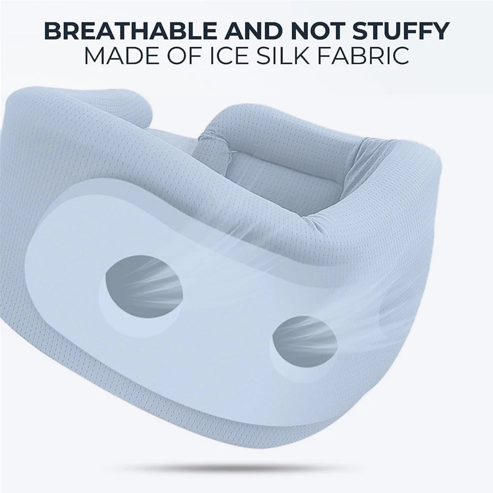 Medium -Large Size Soft Neck Brace Universal Cervical Collar for Sleeping Foam Wraps Keep Vertebrae Stable for Pain Relief of Cervical Spine Pressure Health Care Accessories