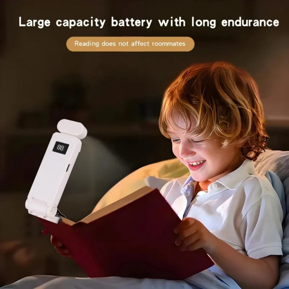NEW Arrivals USB Charging Clip Reading Light Bookmark Light Folding Clip Book Light LED Reading Lamp Mini Desk Lamp Eye Protection Book Lamp