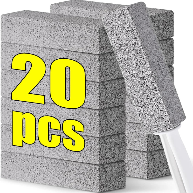 20 PCS Set Top Quality Toilet Cleaning Pumice Stone Water Stain Cleaning Pumice Stain Removal Scouring Pad for Home Kitchen Sink Bathtubs Pool Hygiene Tools
