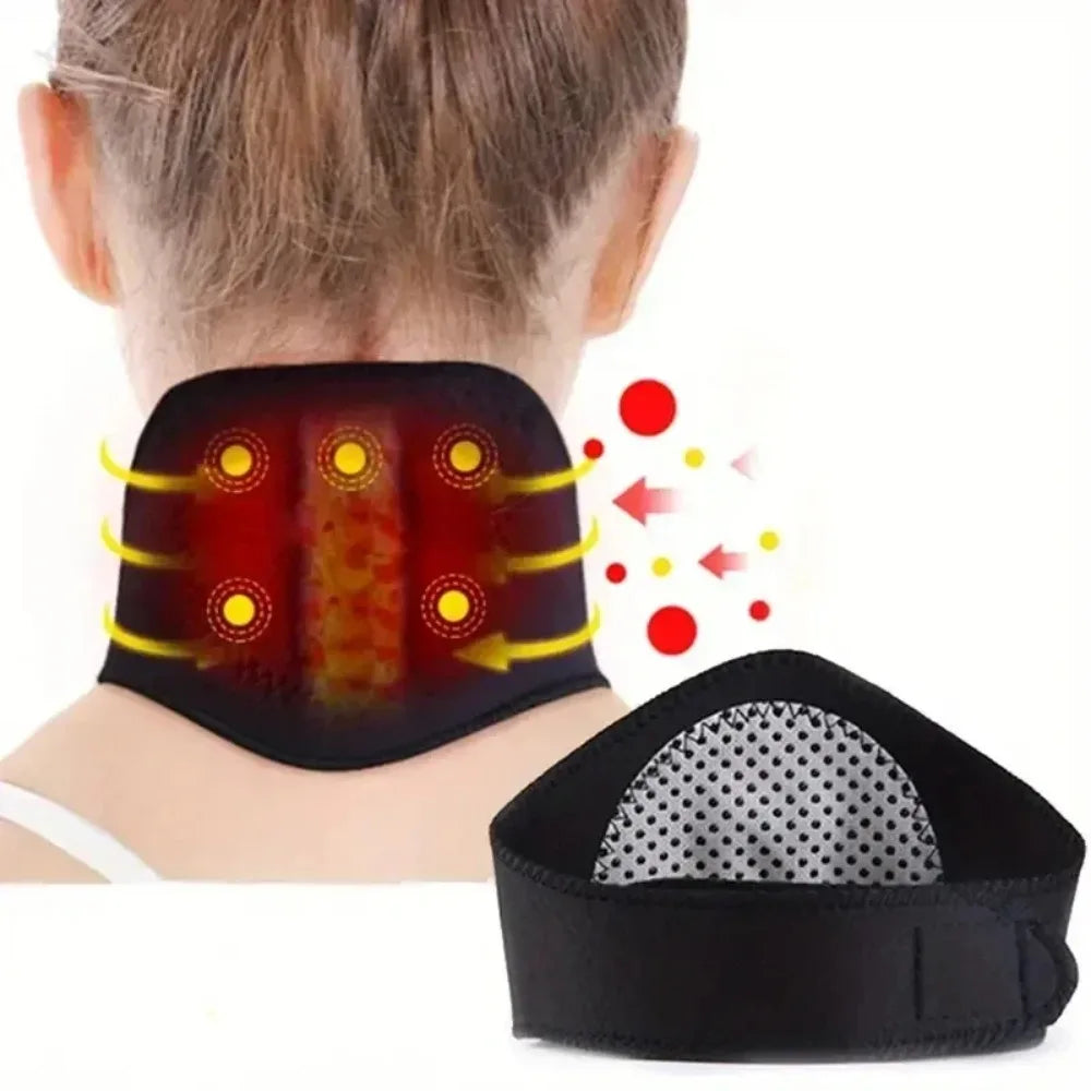 Self-Heating Neck Support Frame, Equipped with Magnetic Neck Massage Function, Pain Relief Therapy Provides Relaxation and Warmth Massage Accessories Health Care Supplies