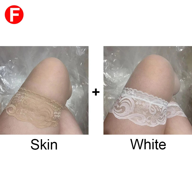 NEW Arrivals 2 Pairs Women Sexy Lace Stockings Plus Size High Elastic Thigh High Socks Transparent Over Knee Sock Temptation Pantyhose Tights Curvy Women Underwear Apparel Accessories Sets