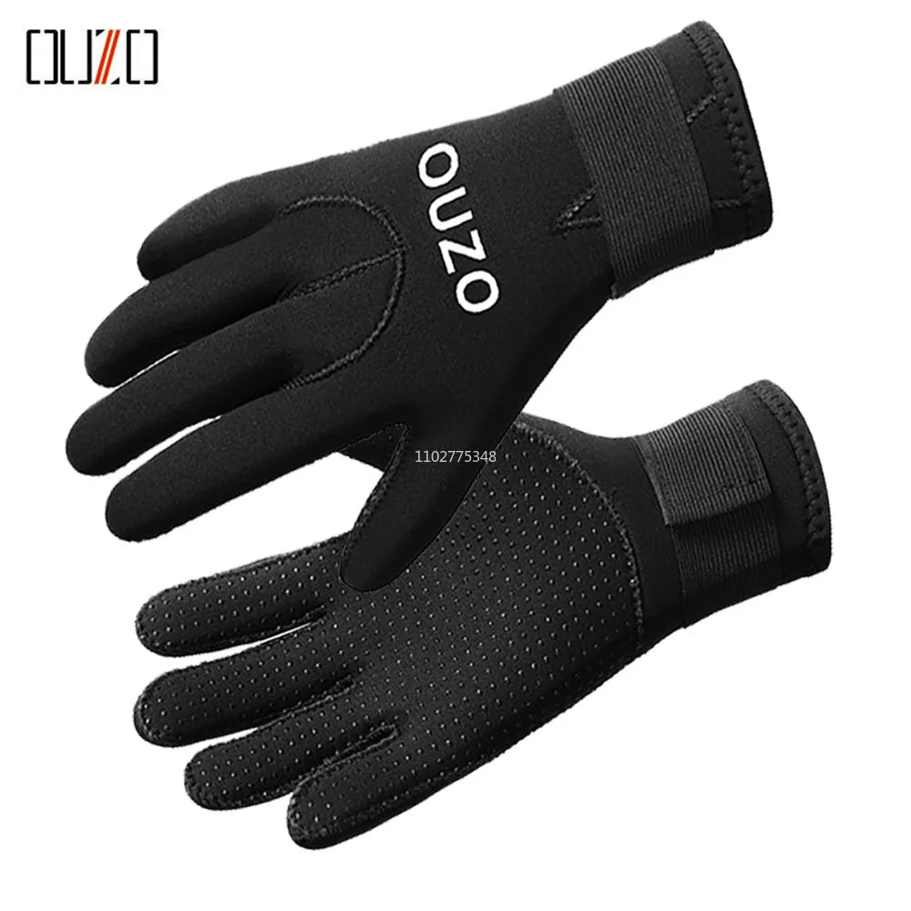 3mm Neoprene S-2XL Professional Diving Gloves Thermal Warm Wetsuit Gloves Anti-Slip Scuba Diving Fishing Spearfish Underwater Camo Hunting Gloves Water Sports Accessories