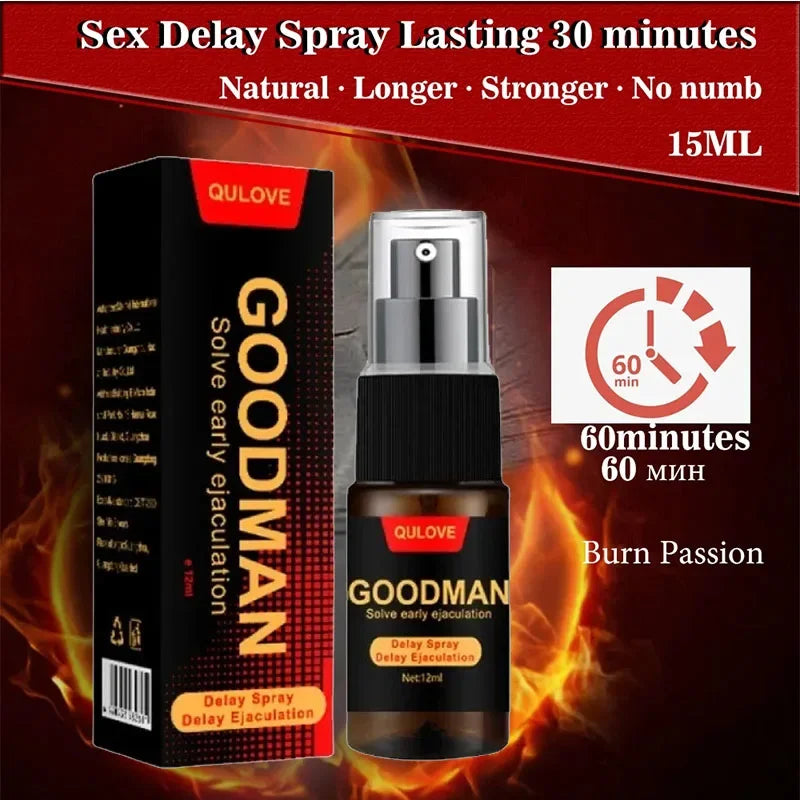 Adult Man Lasting Long 60 Minutes Penis Enlargment Oil Sex Delay Spray Sex for Male External Use Anti Premature Ejaculation