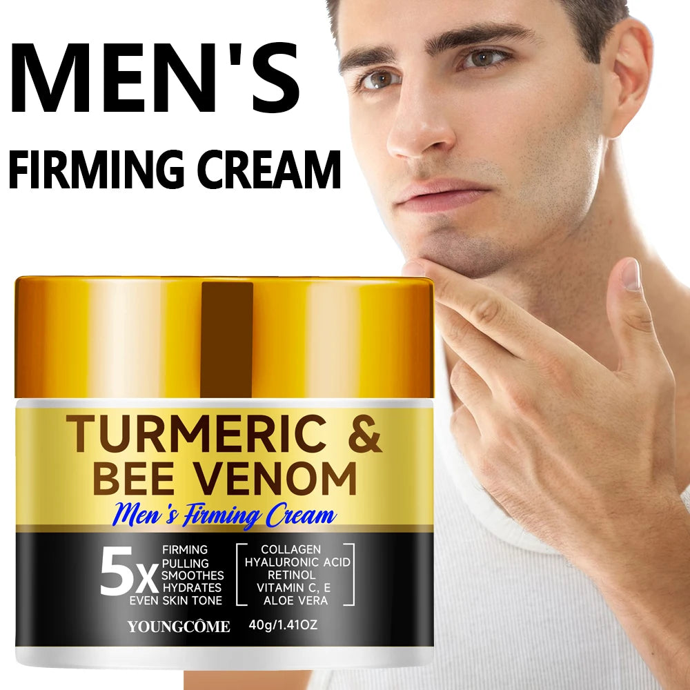 Men's Retinol Collagen Firming and Moisturizing Cream Moisturizing Cream Anti-Wrinkle Aging Firming Facial Face Men Skin Care Supplies Korean Products