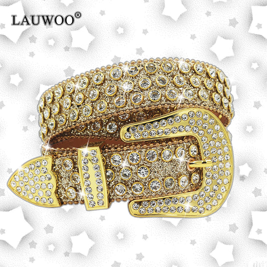 NEW Luxury Women Female  Belt Diamond Rhinestones Belts Crystal Studded Pin Buckle Belts  Jeans Decoration Beautiful Design Ladies Girls Luxury Fashion Apparel Accessories Casual Clothing Supplies