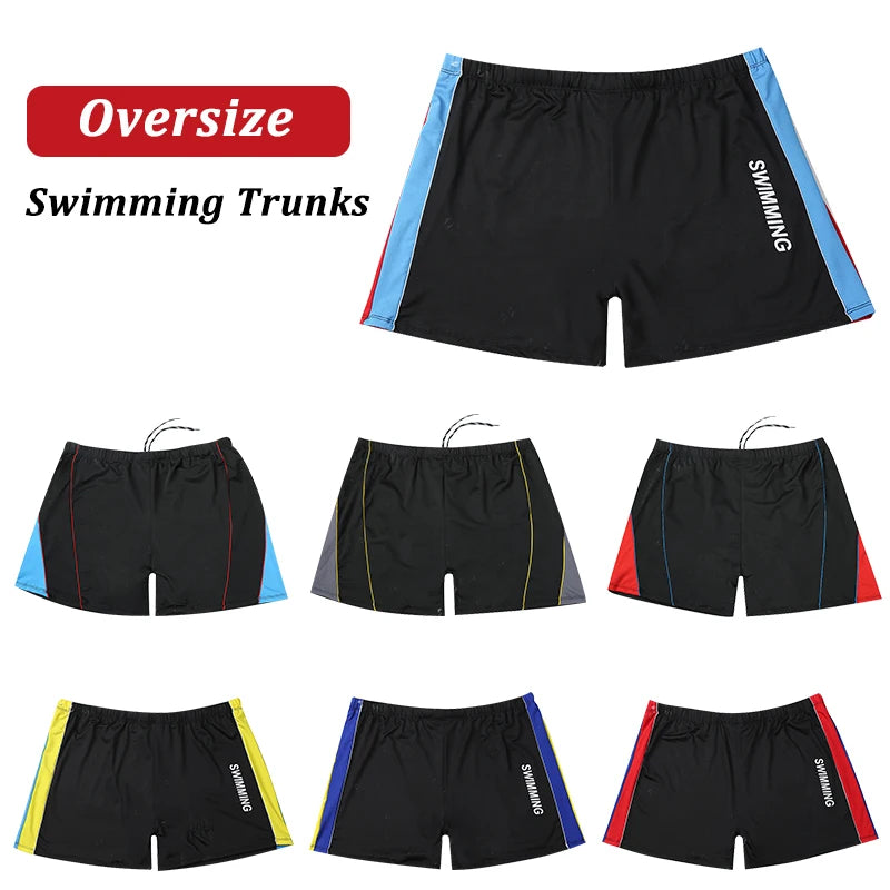 Big Size Swimming Trunks Quick Drying Men Summer Swimsuit Shorts Adult Pool Surfing Boxer Beach Board Sports Swimwear