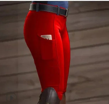 NEW Arrivals S-3XL 5 Colors Stretch Butt Lift Slim Pencil Pants Women Casual Equestrian Pants Horse Riding Trousers Jodhpurs Female Riding Breeches Equestrian Fashion Apparel Supplies