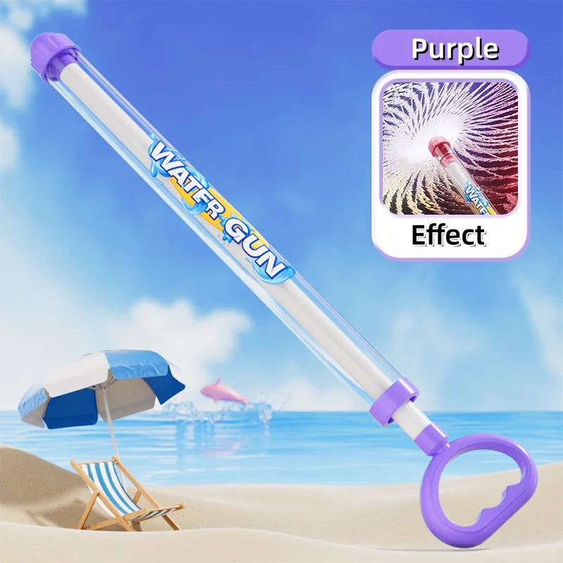 Summer Vacation Water Games Fireworks Water Gun, Water God Tool Beach Small Water Spray Pulling Fireworks Water Gun Children Drifting Play Gift Toys