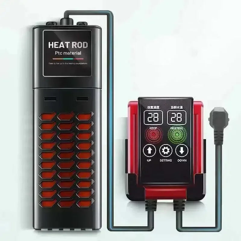 NEW Arrivals 1000W Aquarium Submersible Heater Fish Tank LCD Display Thermostatic Adjustable Water Heating Rod Constant Auto Temperature Aquarium Accessories