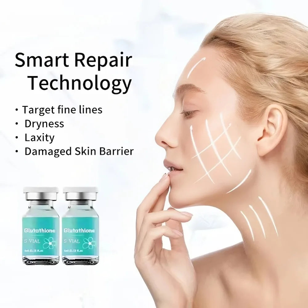 5/15 Bottles Set Glutathione Ampoule Essence 4ml×5 - Deep Moisturizing Facial Serum for Brightening & Firmness Women Skin Care Supplies