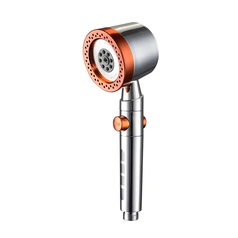 NEW Arrivals 5 Modes Full Set Handheld Powerful Shower Head New High Pressure Water Saving Filter Shower Head With One Button Stop Water Saving High Pressure Home Bathroom Accessories